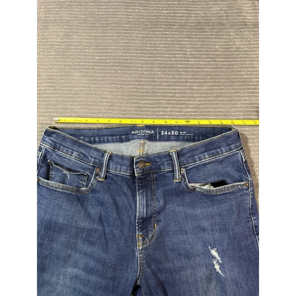 Arizona Advance Flex 360 Men's Slim Jeans – Size 34 X 30 Slim Preowned